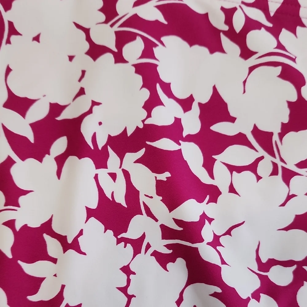 Michael Kors Bright Wild Berry Floral Bikini Bottom - Picture 4 of 6